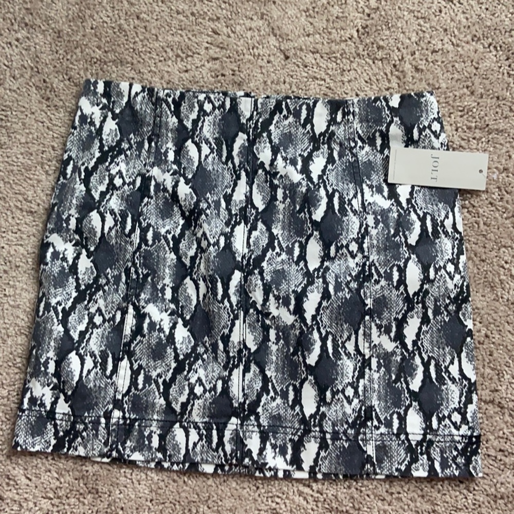 Snakeskin skirt
